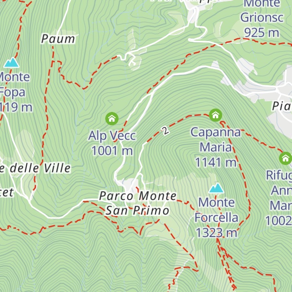 Map of Villa Picchi