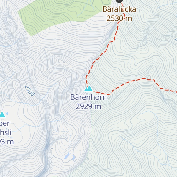 Map of Bärenhorn