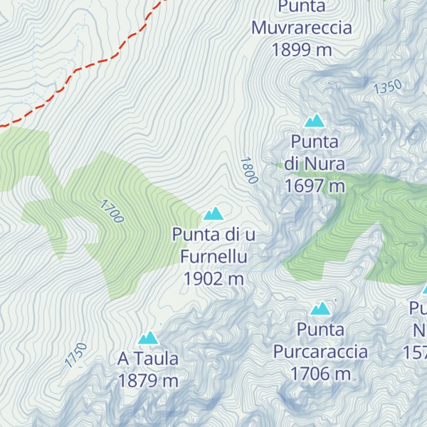 Map of Punta di u Furnellu