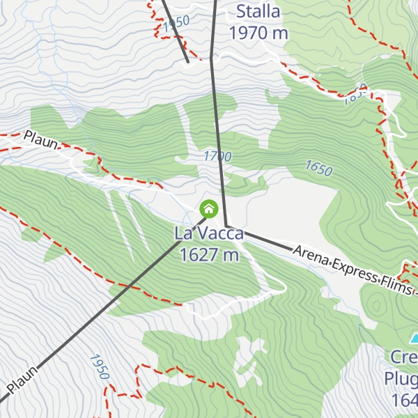 Map of La Vacca