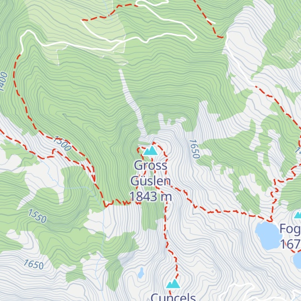 Map of Gross Güslen