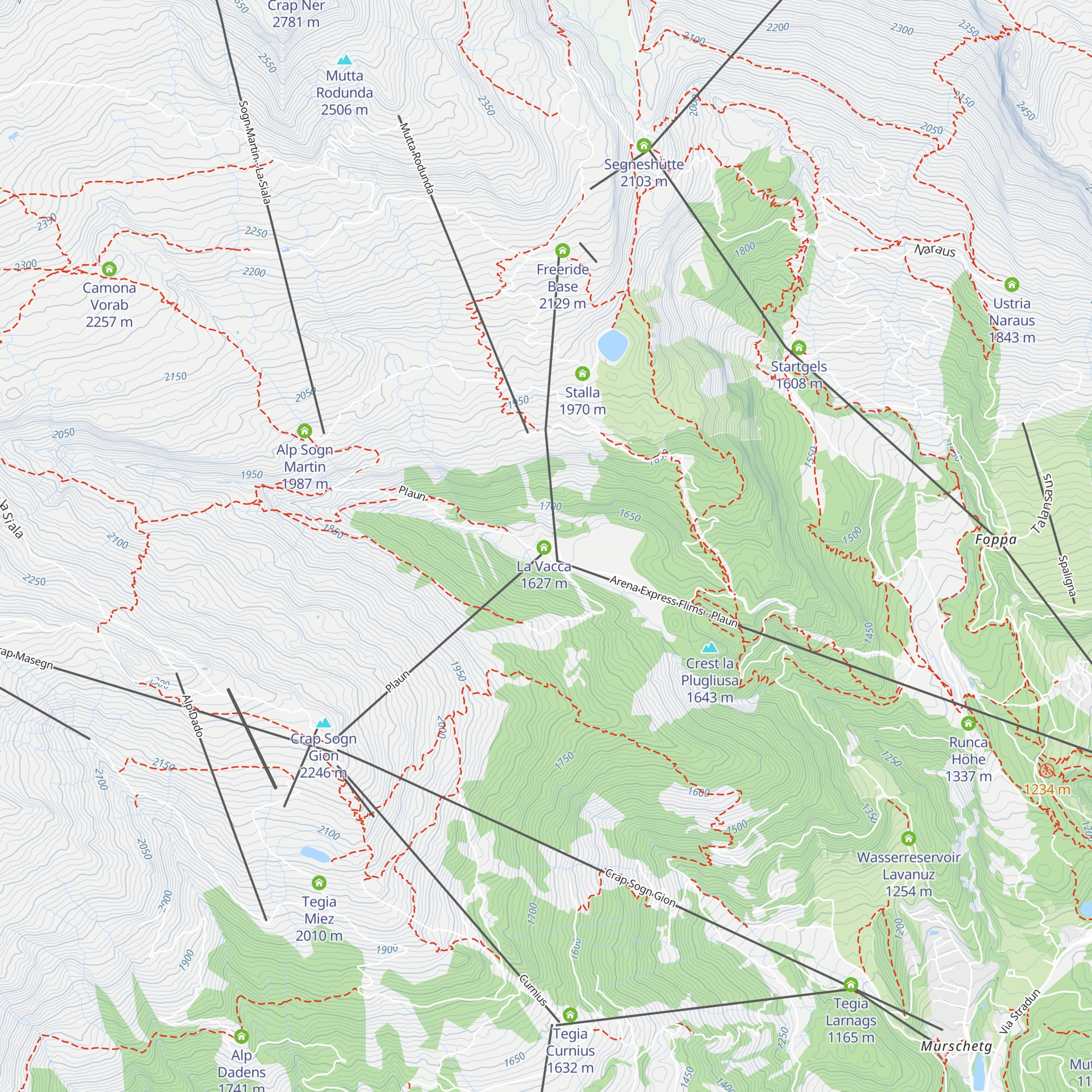 Station PLaun map