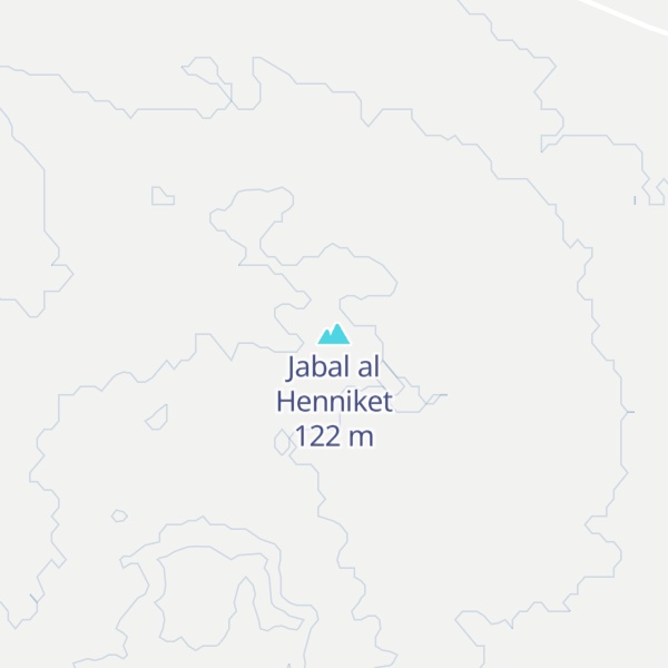 Map of Jabal al Henniket