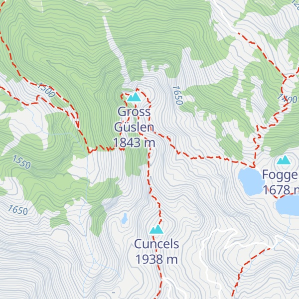 Map of Chli Güslen