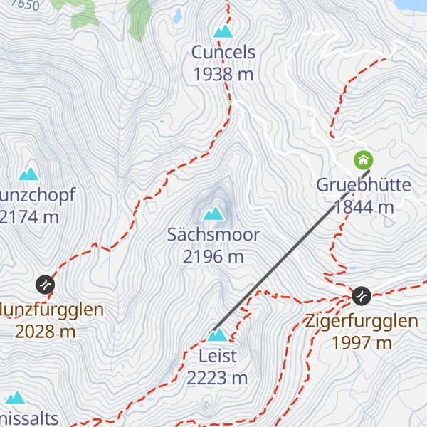 Map of Sächsmoor
