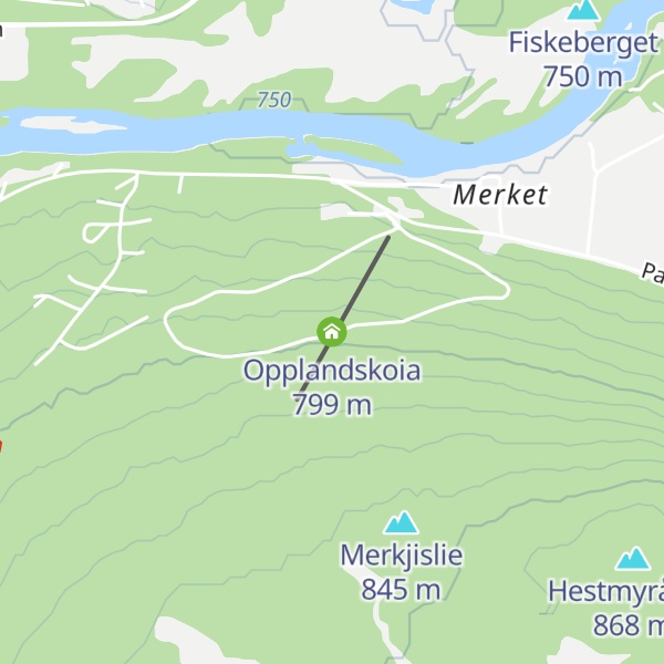 Map of Opplandskoia
