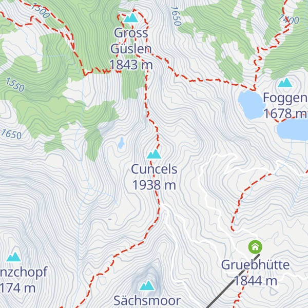 Map of Cuncels