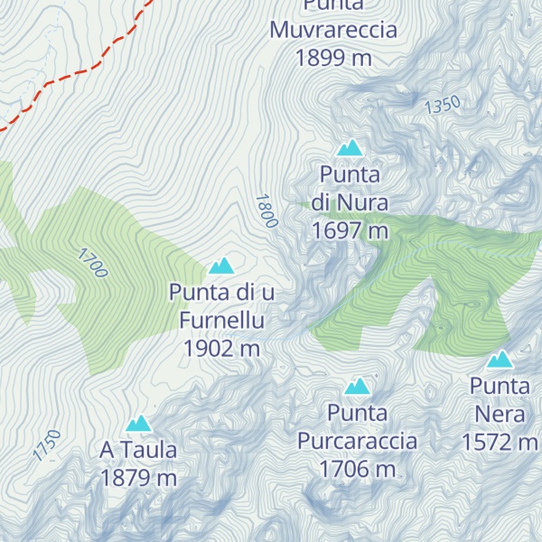 Map of Punta Calanca Vecchia