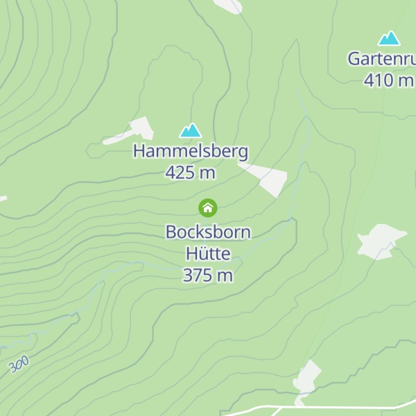 Map of Bocksborn Hütte