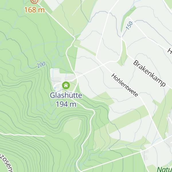 Map of Hüttenkamp