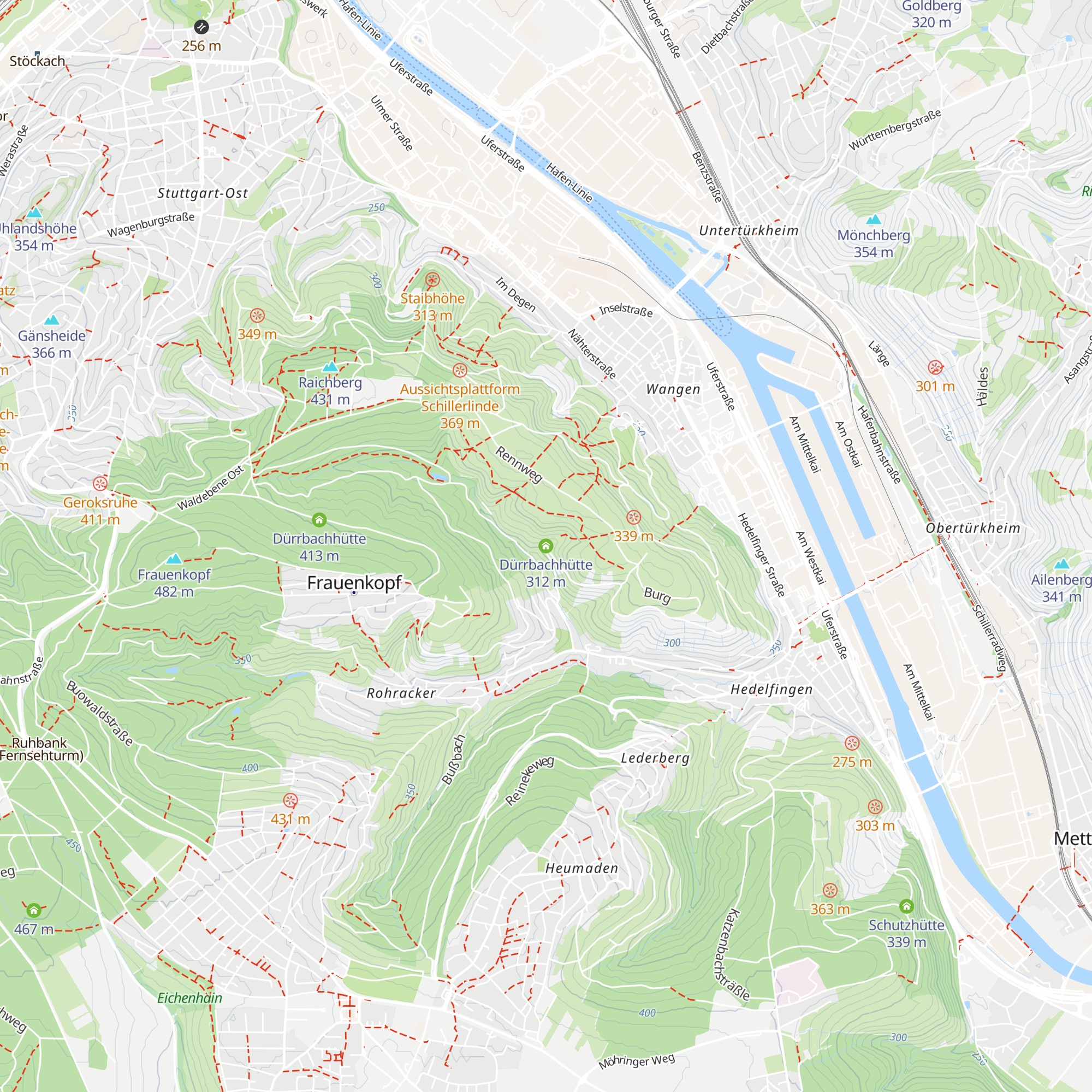 Dürrbachhütte map