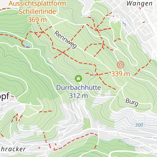 Map of Dürrbachhütte