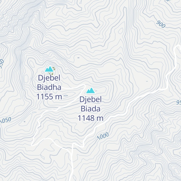 Map of Djebel Biada