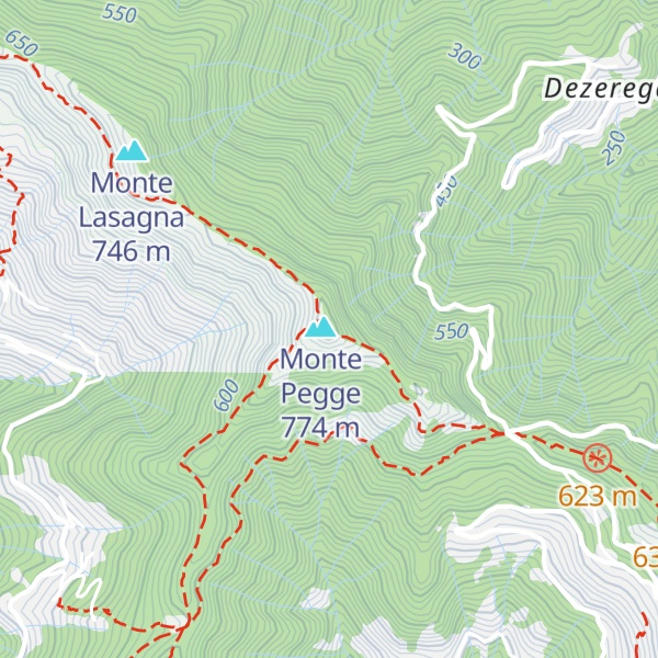 Map of Rifugio Margherita