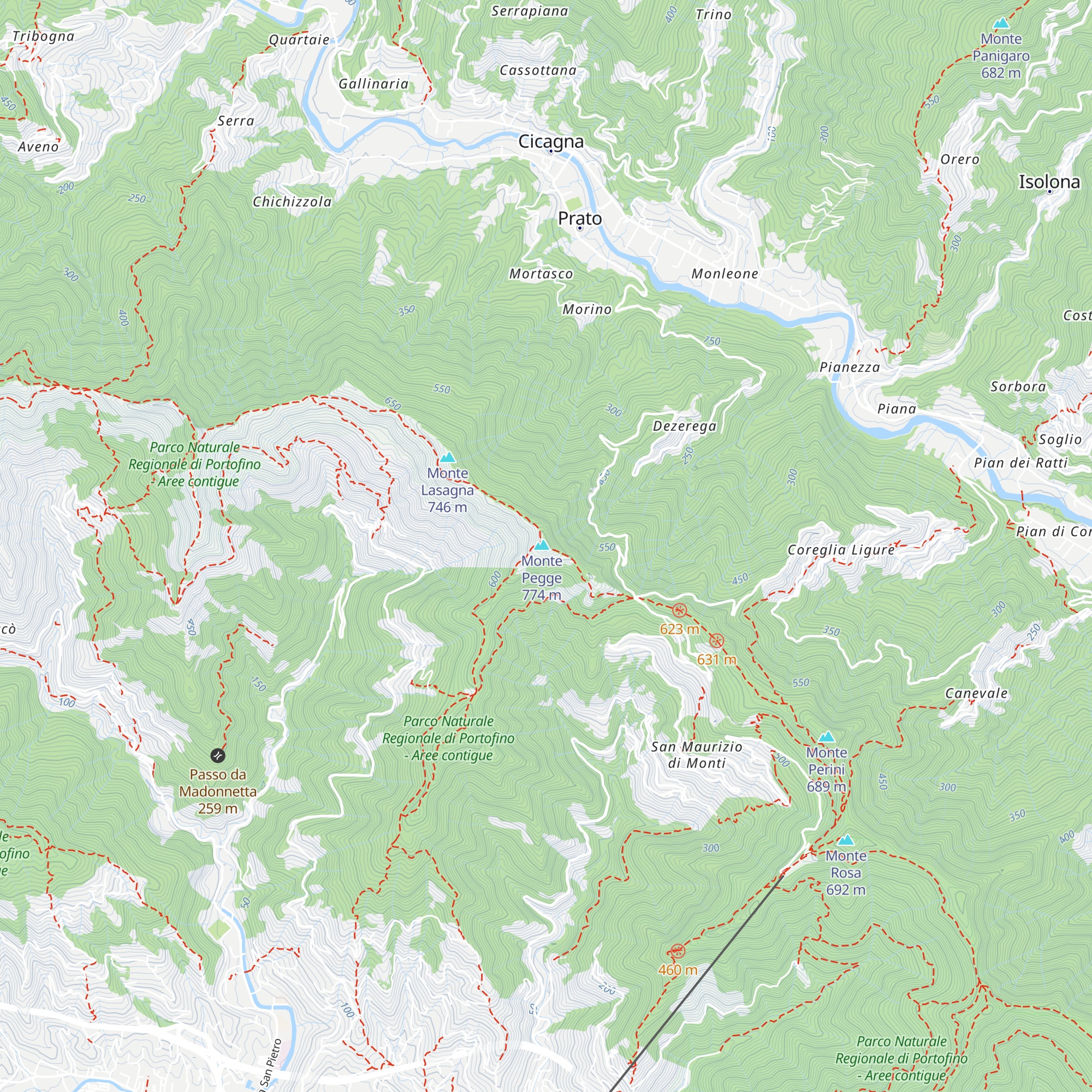 Rifugio Margherita map