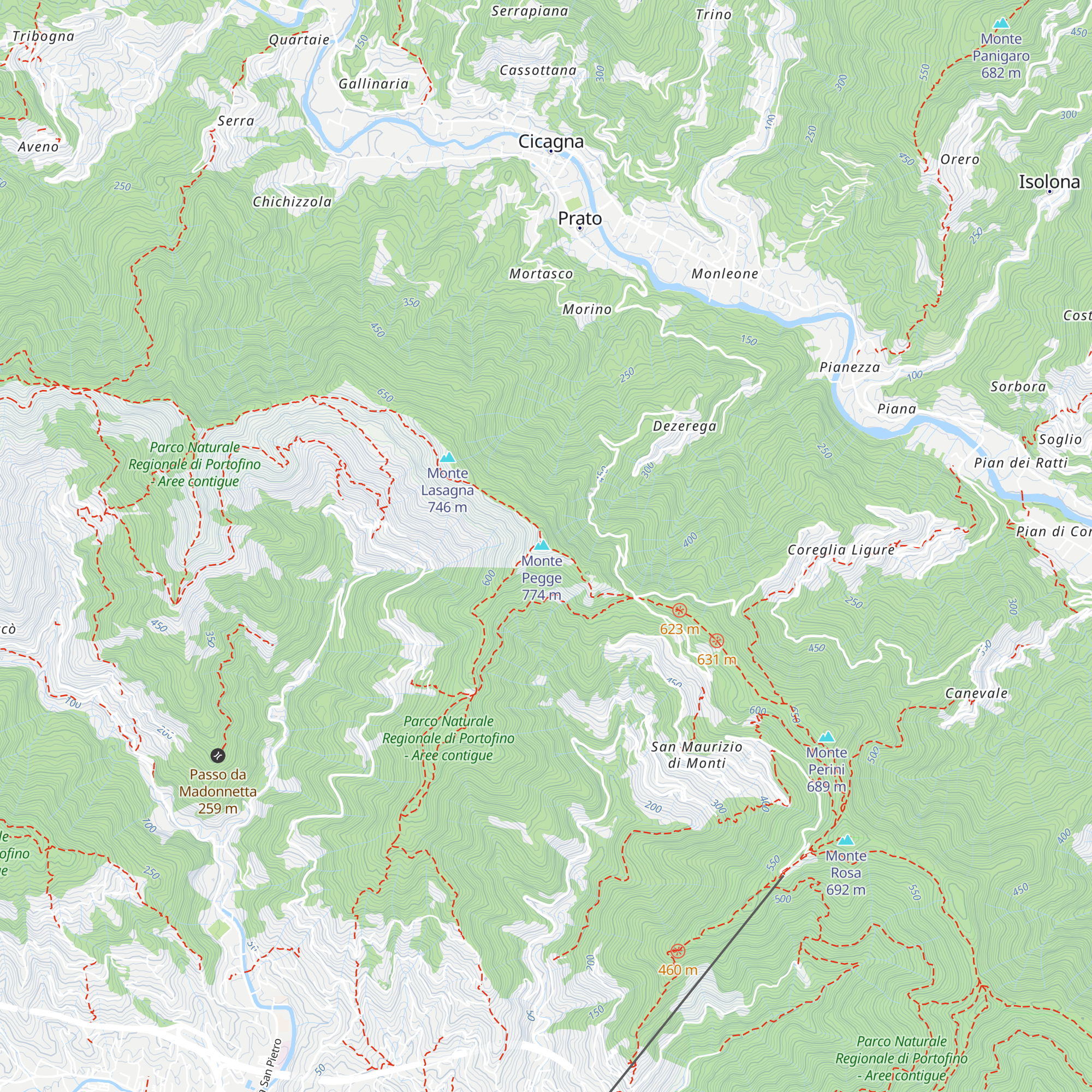 Rifugio Margherita map
