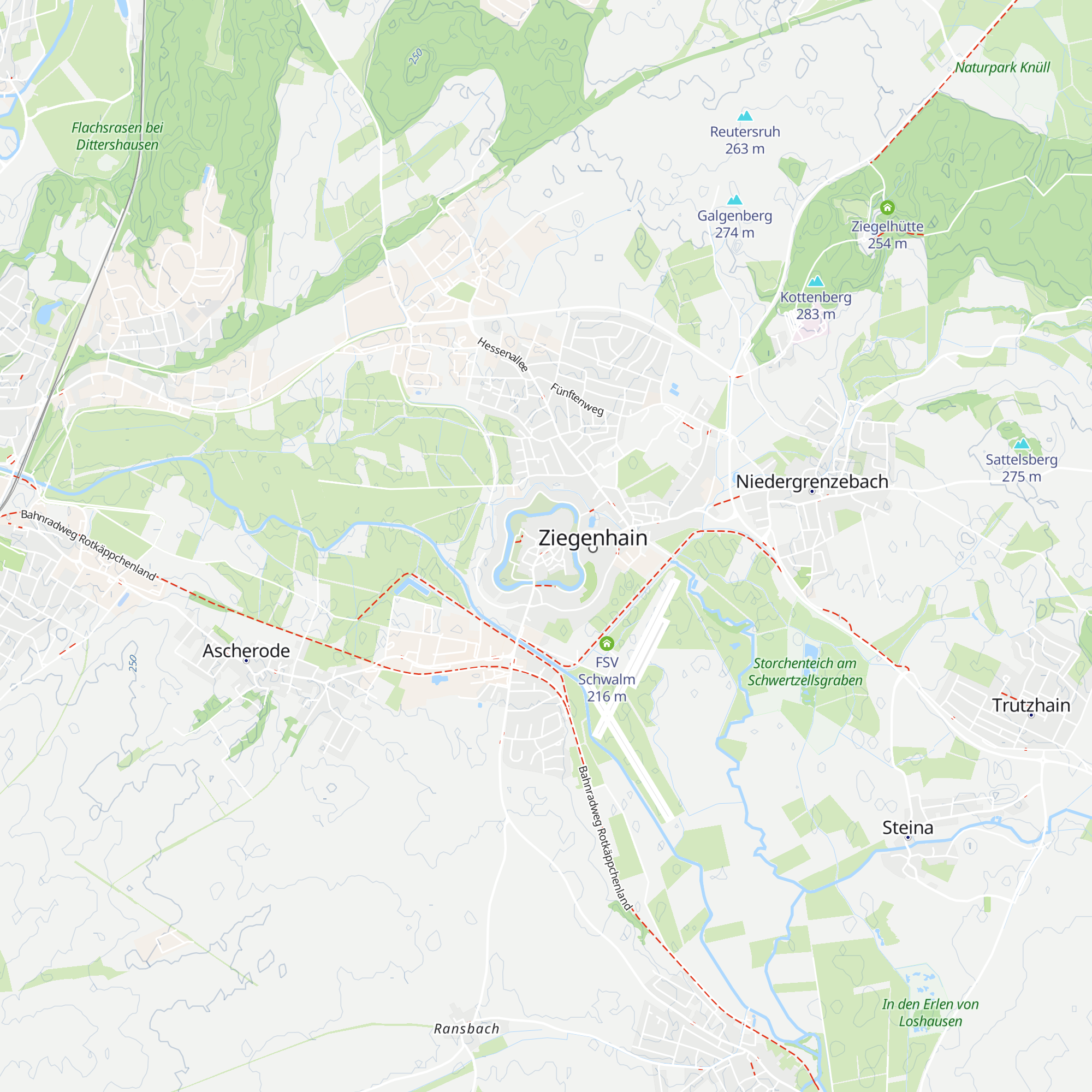 Schwalm-Touristik e.V. map