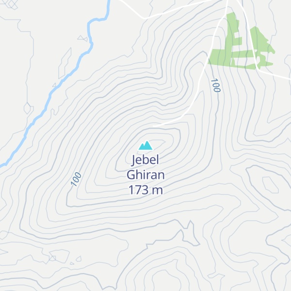 Map of Jebel Ghiran