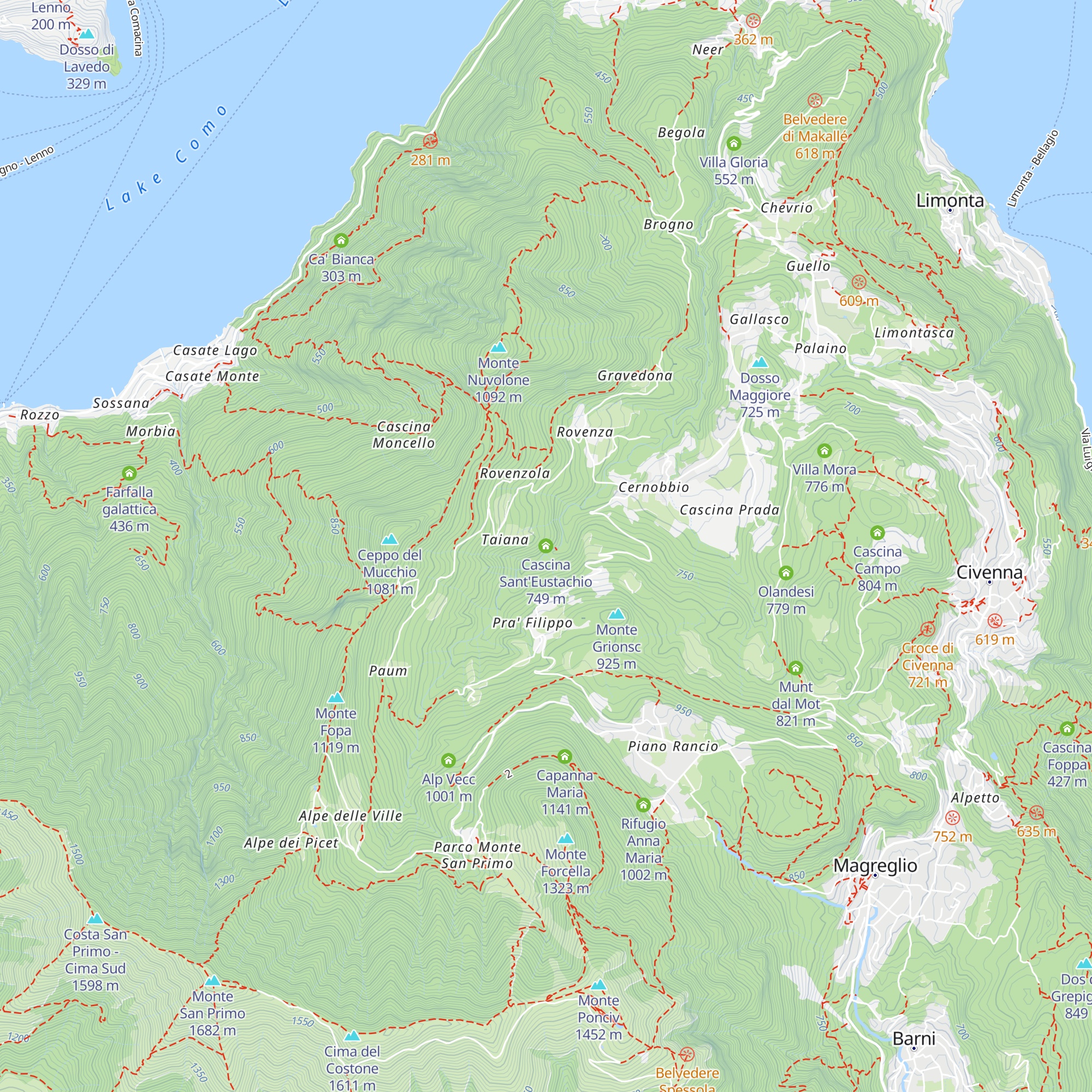 Cascina Sant'Eustachio map