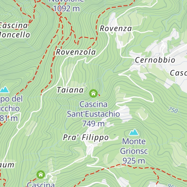 Map of Cascina Sant'Eustachio