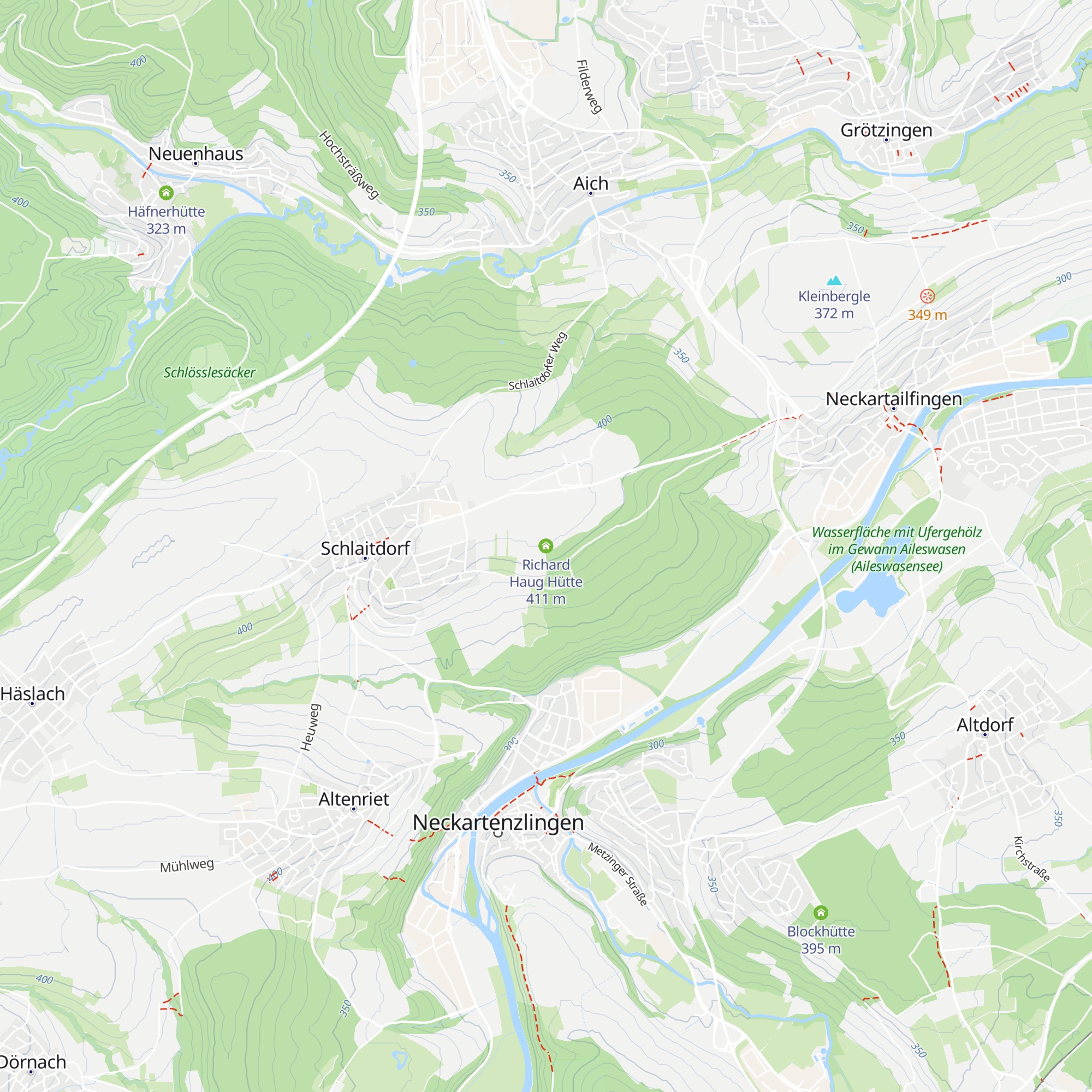 Richard Haug Hütte map