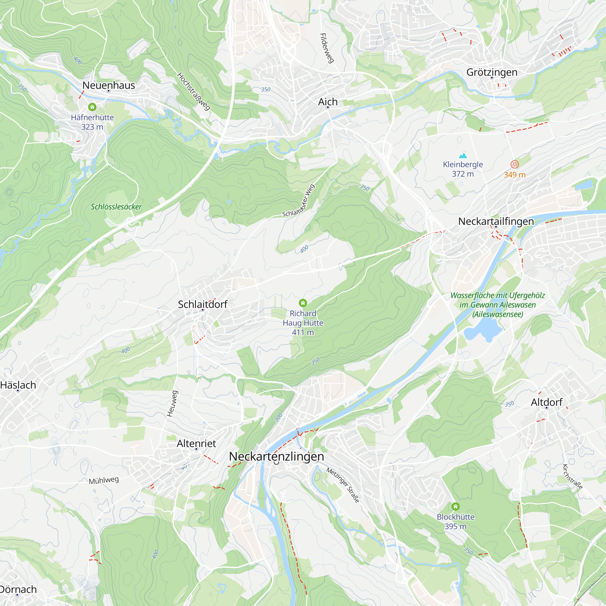 Richard Haug Hütte map