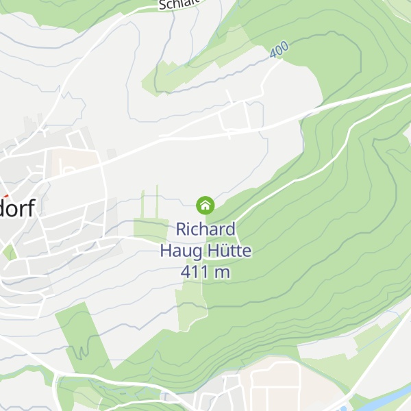 Map of Richard Haug Hütte