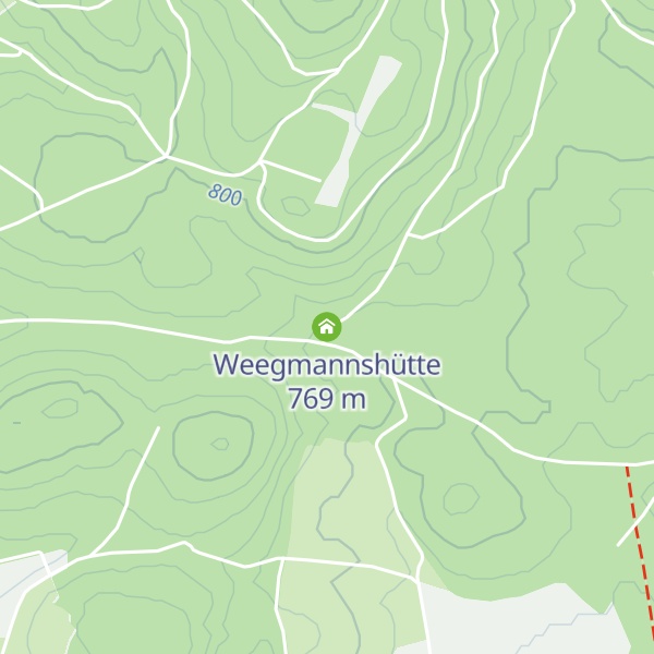 Map of Weegmannshütte