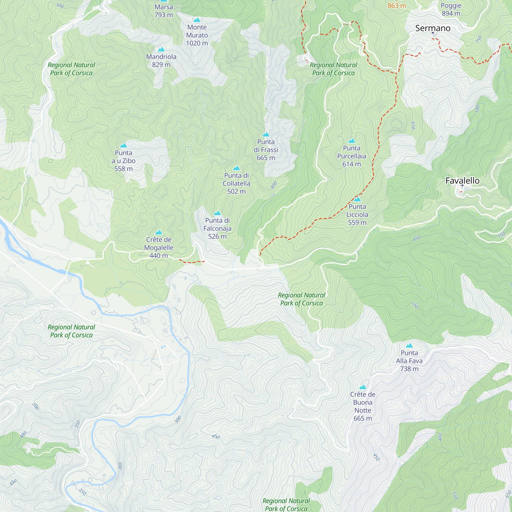 A Casa Aperta map
