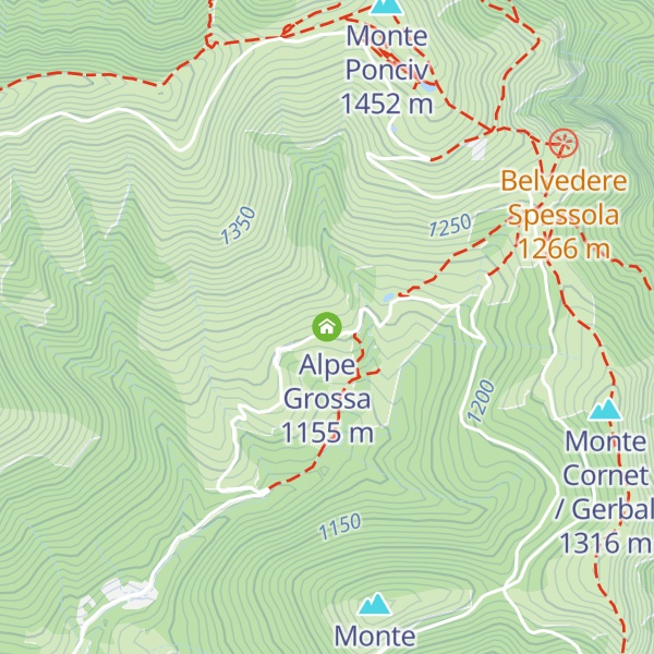 Map of Alpe Grossa