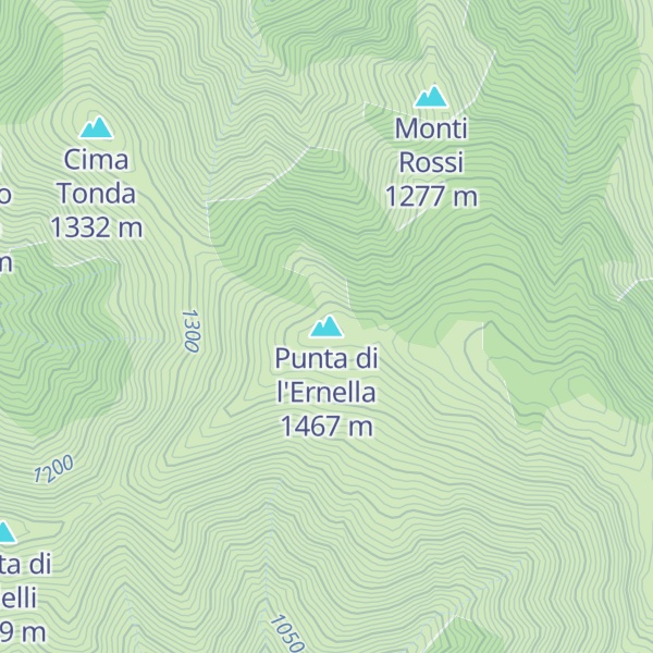 Map of Punta di l'Ernella