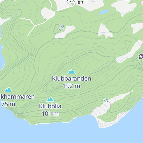 Map of Klubbaranden