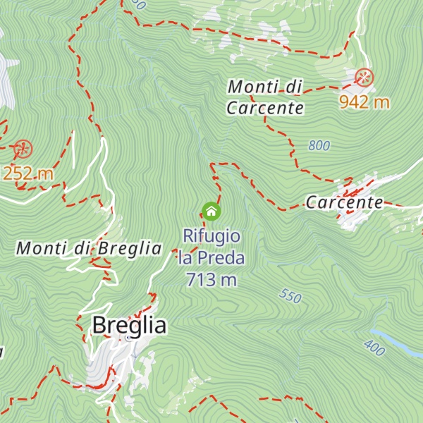 Map of Rifugio la Preda