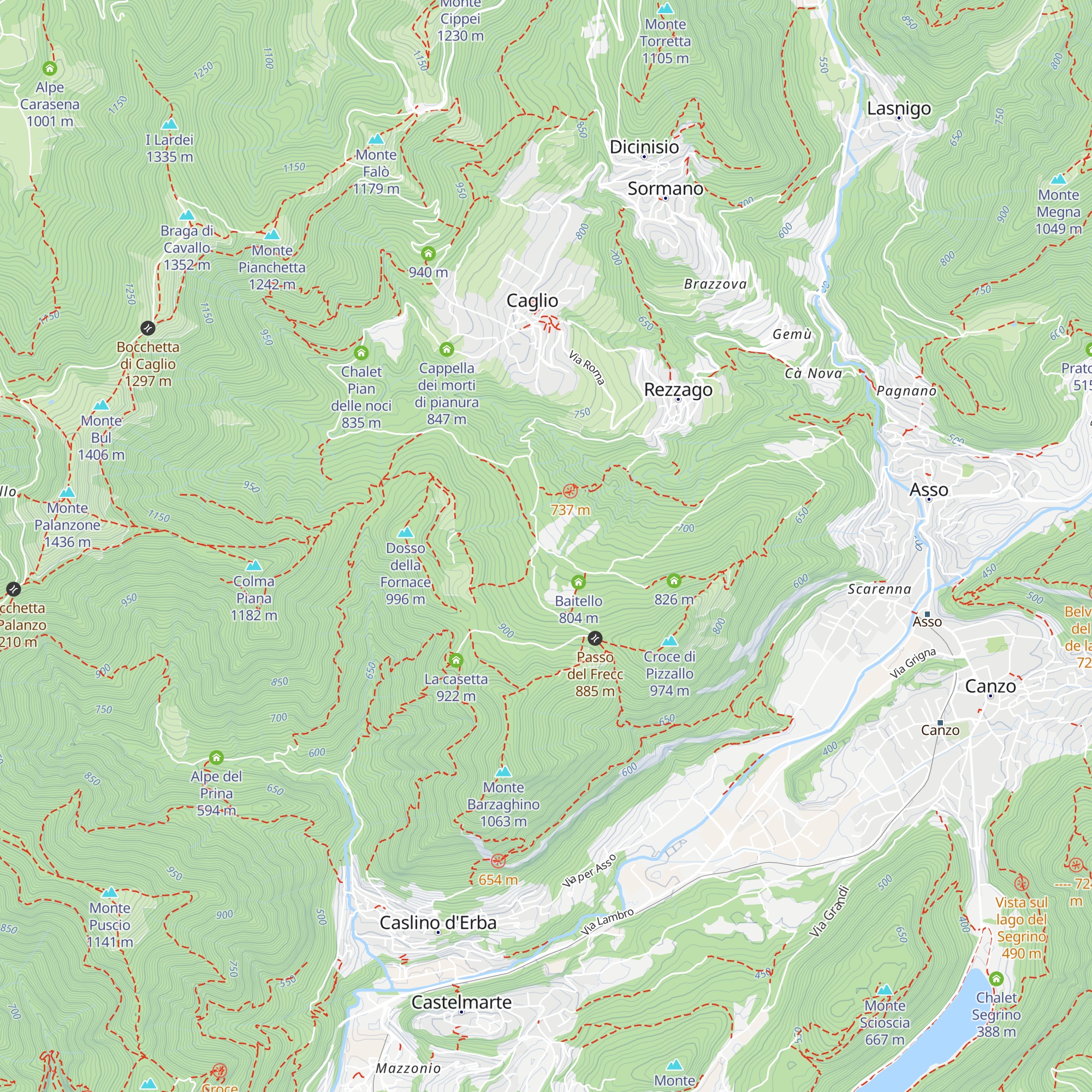 Cassina Enco map