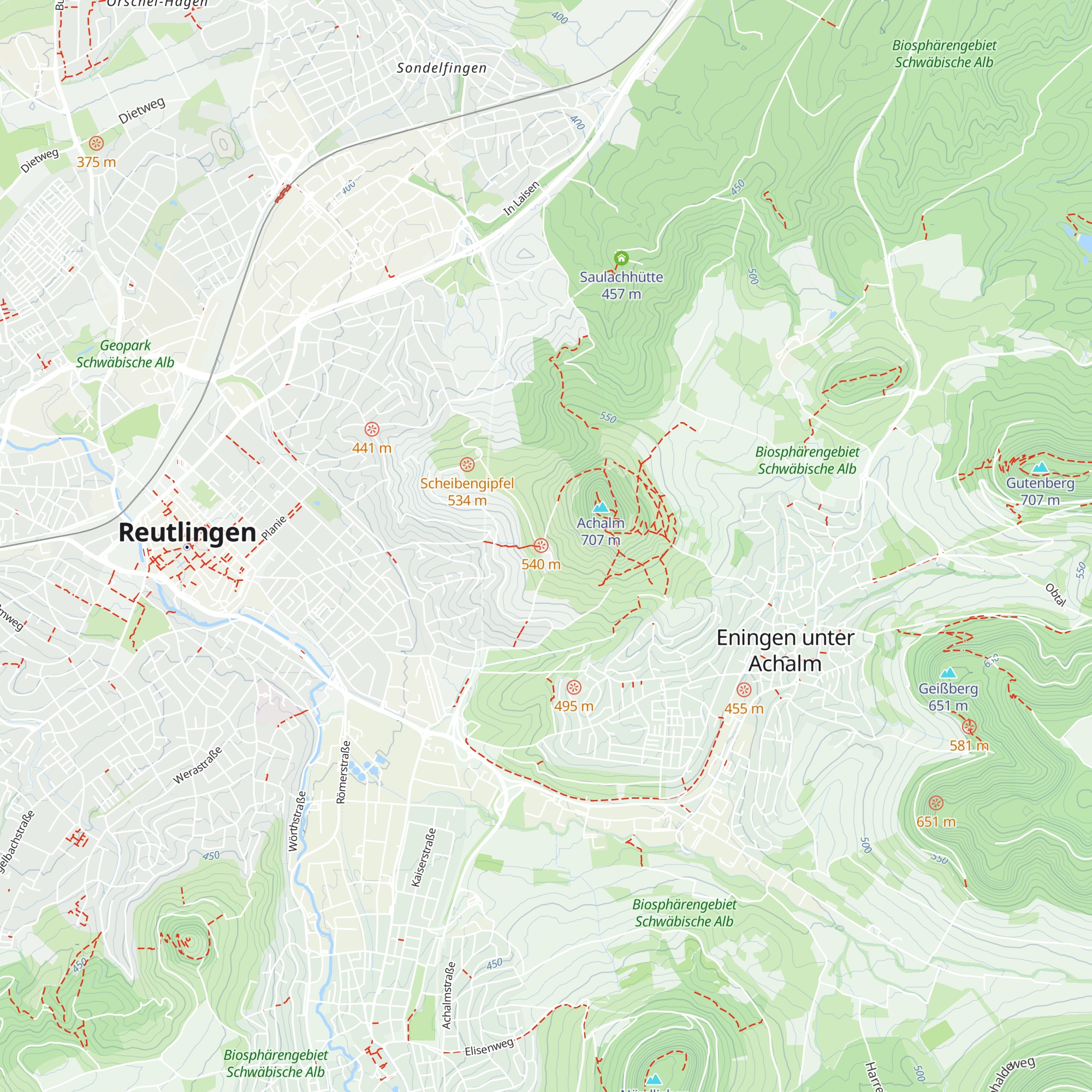 Achalm map