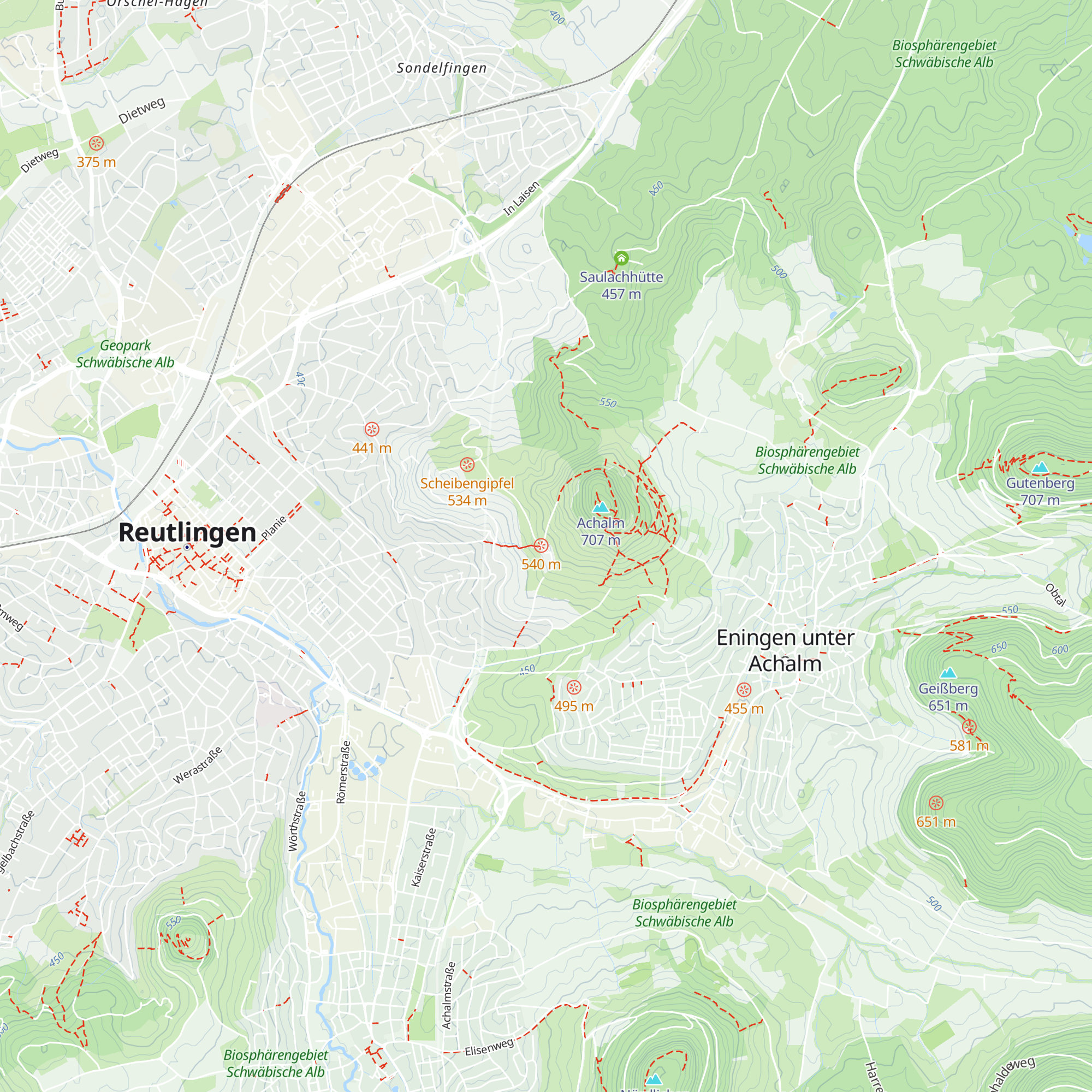 Achalm map