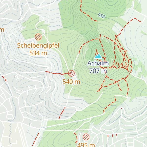 Map of Achalm