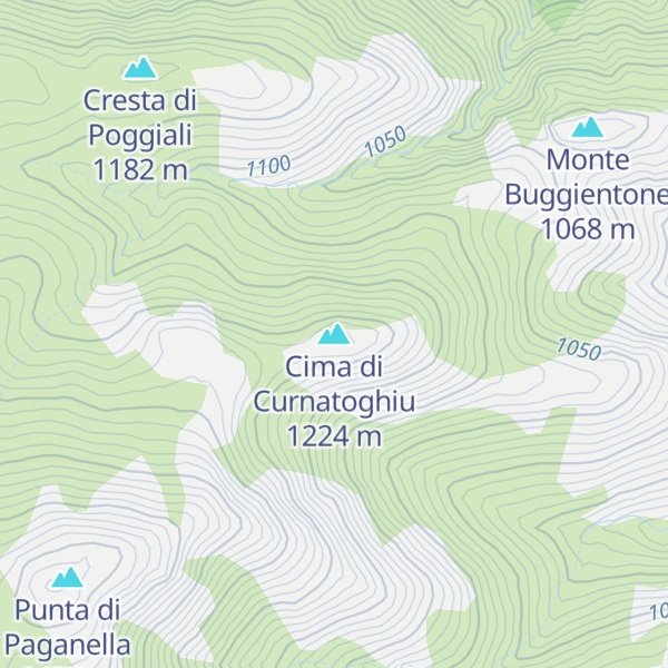 Map of Cima di Curnatoghiu
