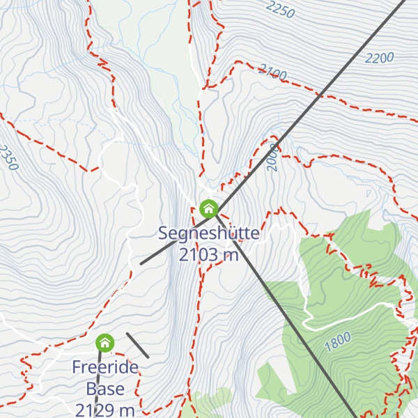 Map of Segneshütte