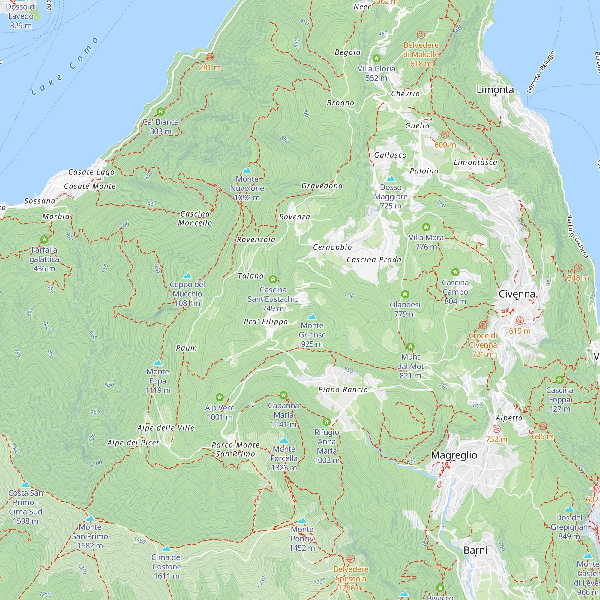 Cascina Gilardoni map