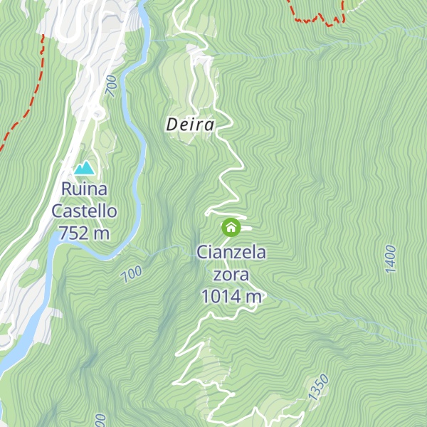 Map of Cianzela sot