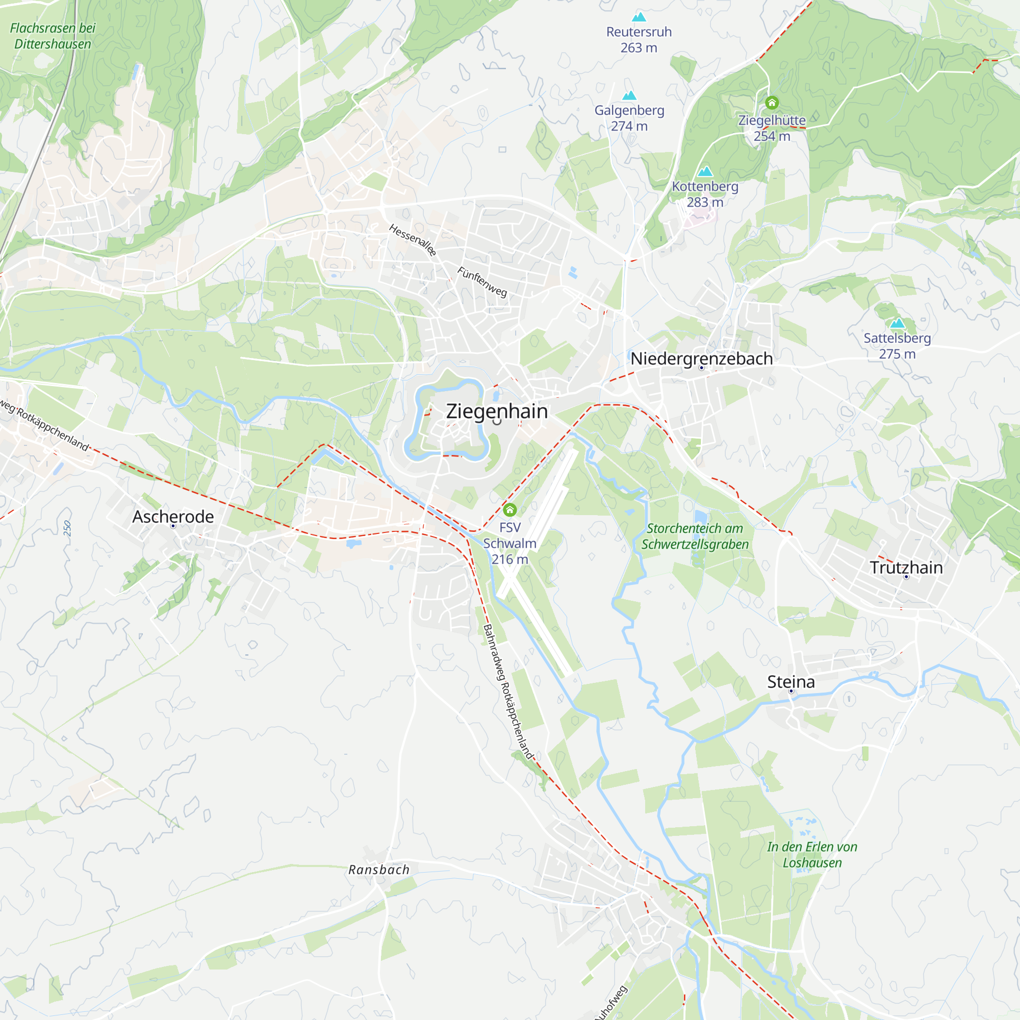 FSV Schwalm map