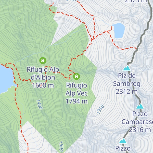 Map of Rifugio Alp Vec