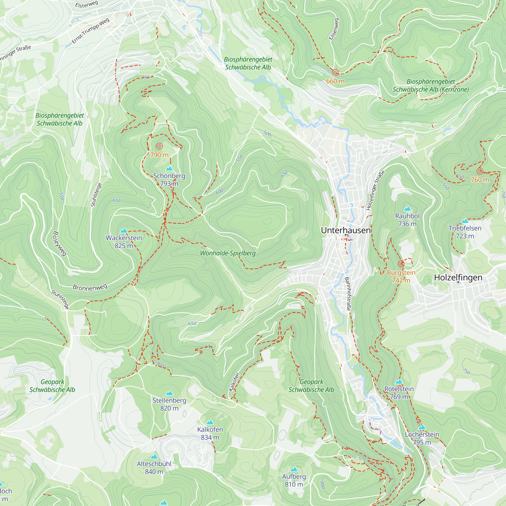 Hochberghütte map