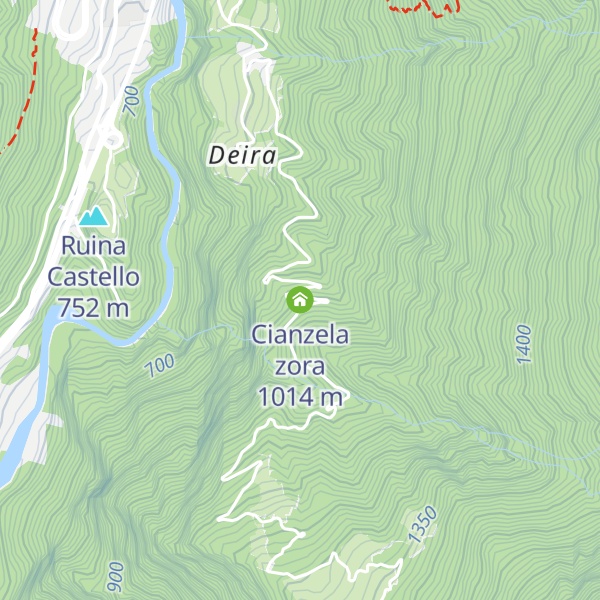 Map of Cianzela zora