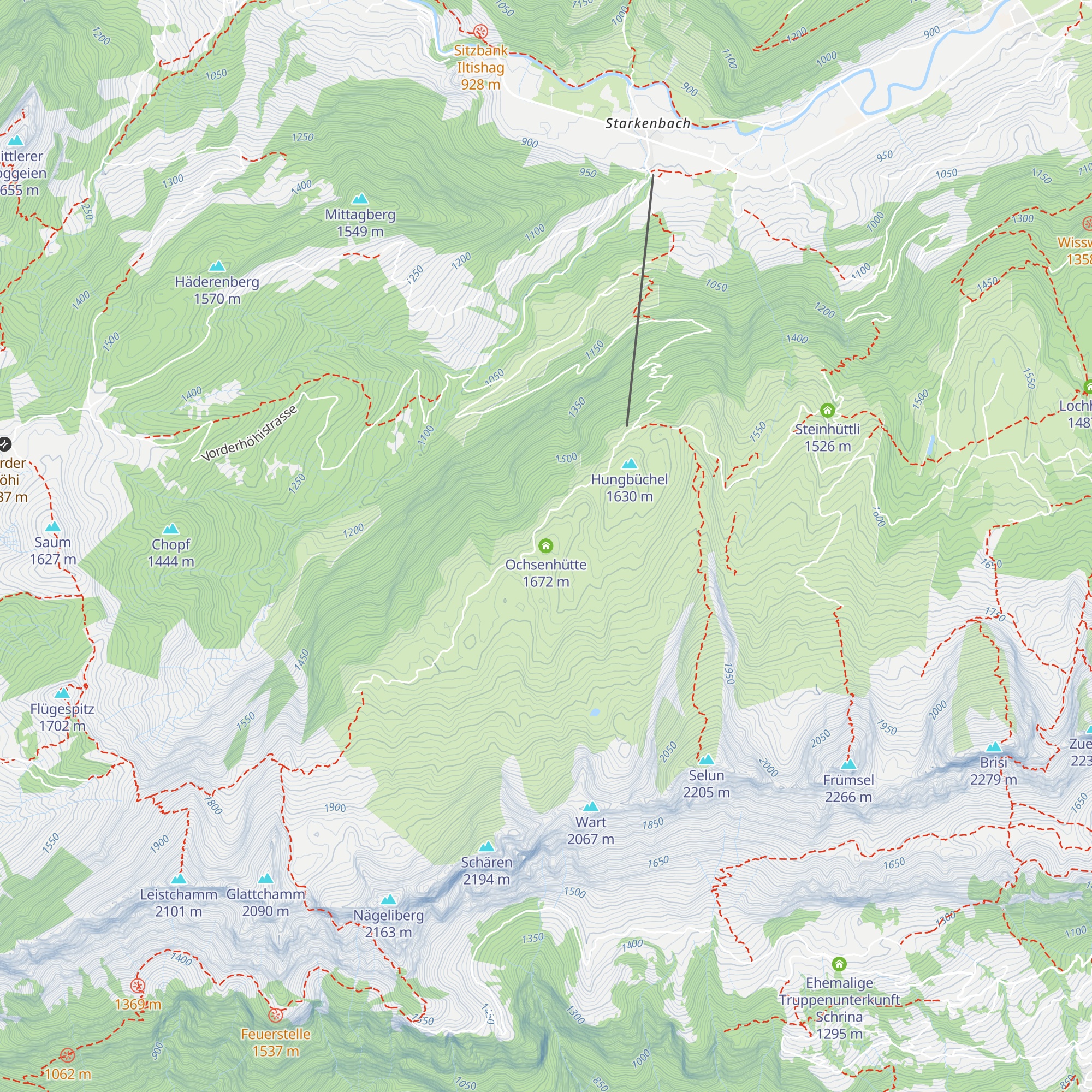 Ochsenhütte map