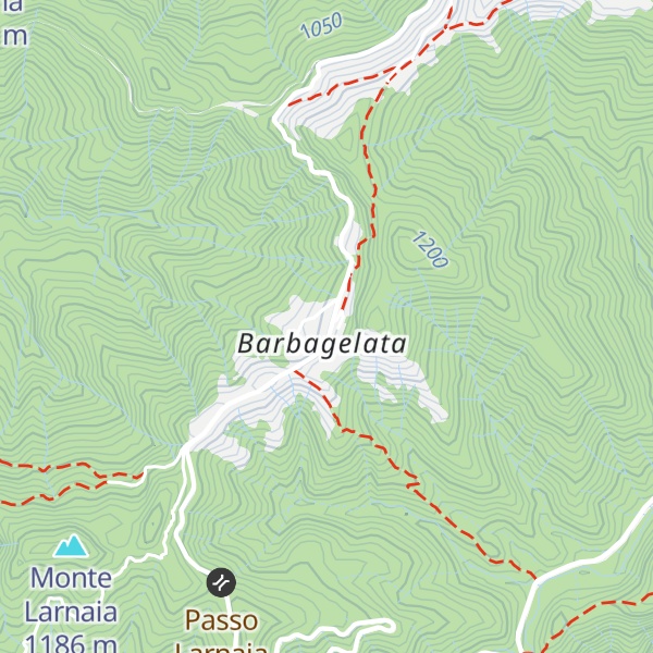 Map of Rifugio Barbagelata