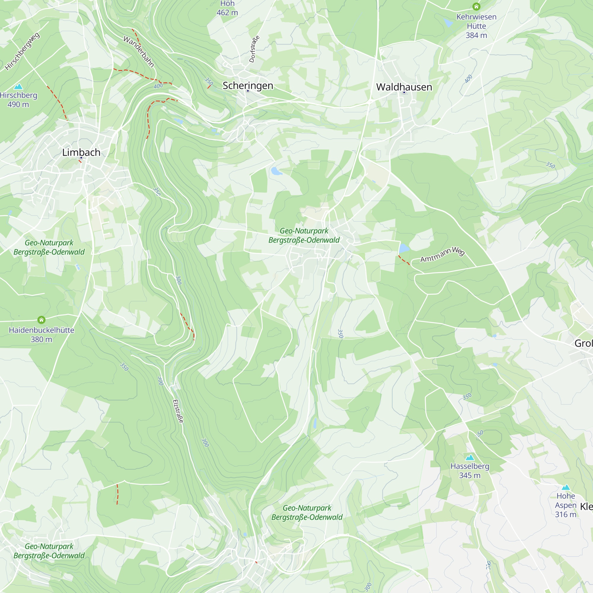Mühlweg-Hütte map