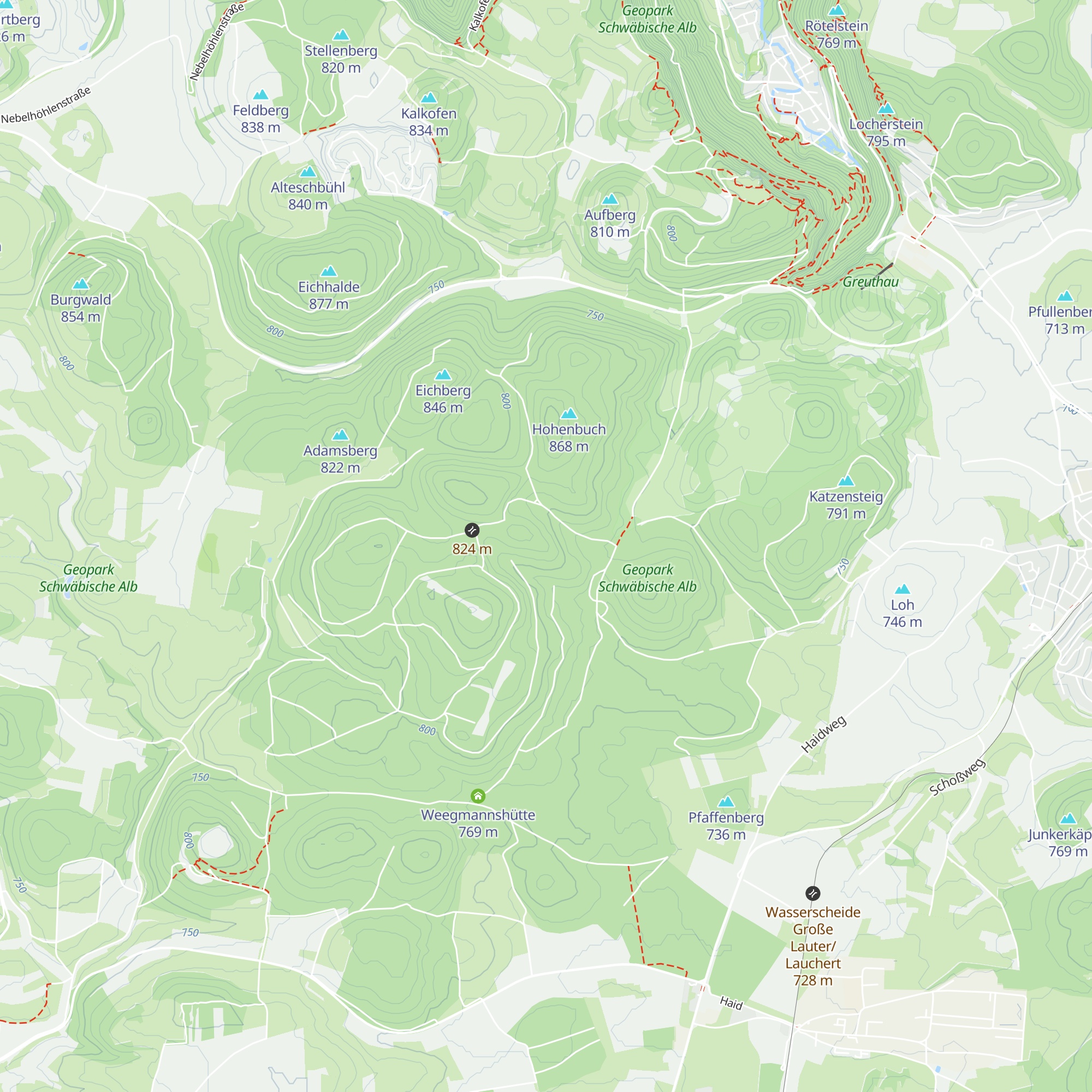 Helmut Kettner Hütte map