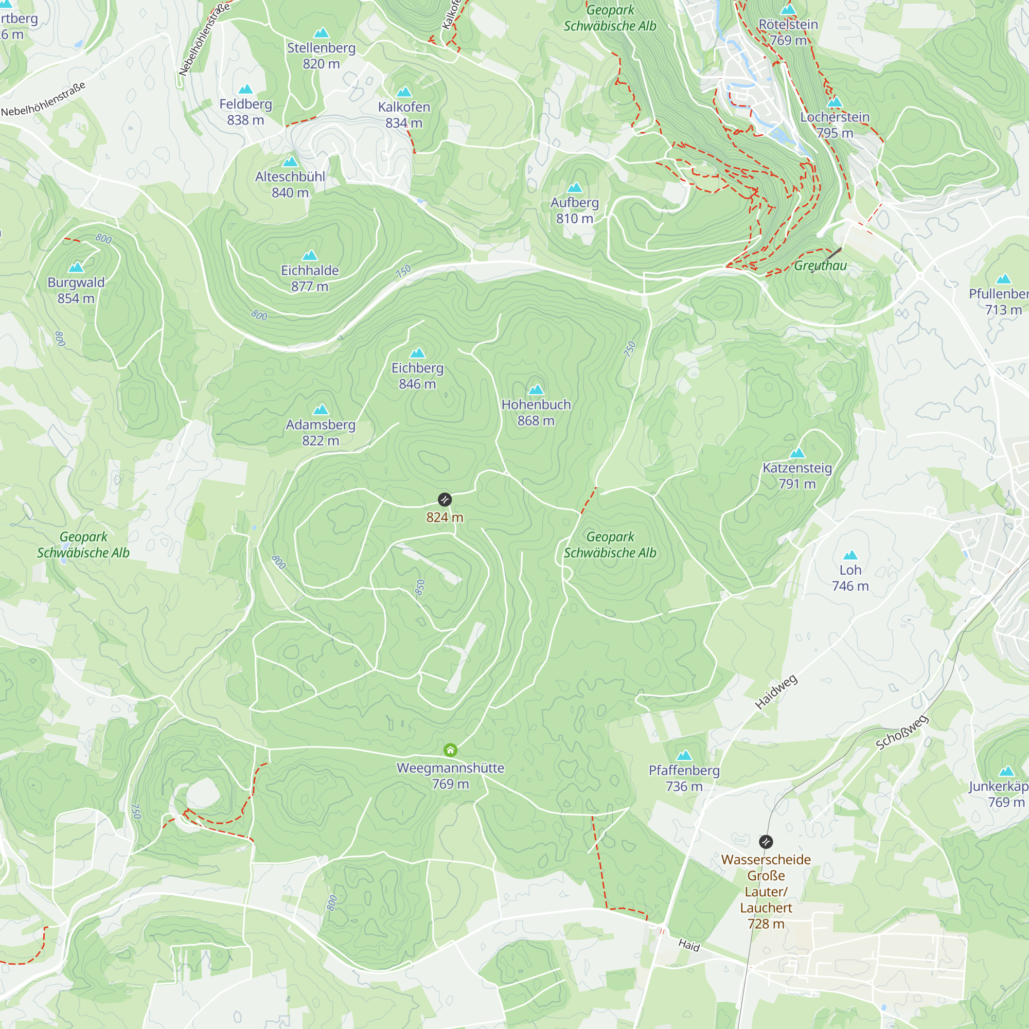 Helmut Kettner Hütte map